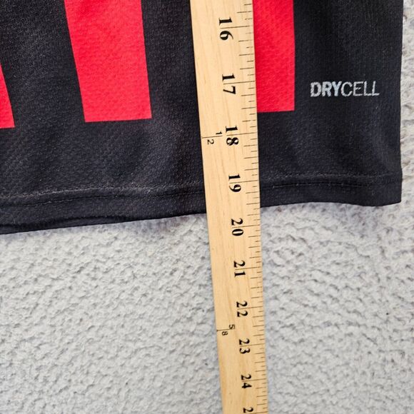 Puma AC Milan 22/23 Home Jersey Ronaldinho Size 22 Black Red Soccer Football - Picture 11 of 12